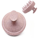 Silicone Shampoo Brush Head Scalp Massage Comb Clean the Scalp Thoroughly Body Massage Brush Bath Brush Salon Hairdressing Tool
